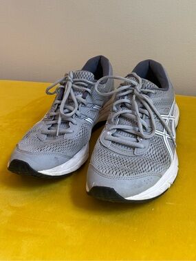 ASICS Gel-Contend 6 Gray Running Sneakers Women’s Size 9.5